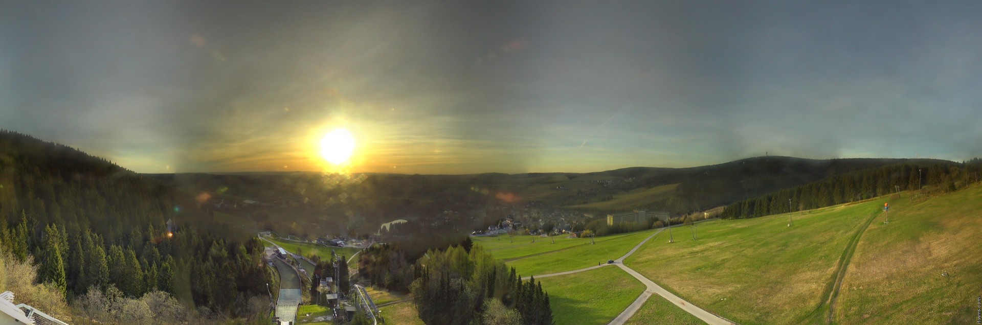 Archiv Foto Webcam Oberwiesenthal - Ausblick vom Fichtelberg