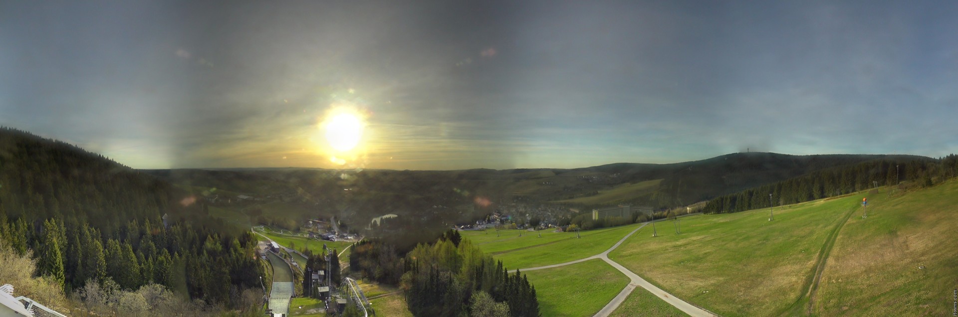 Archiv Foto Webcam Oberwiesenthal - Ausblick vom Fichtelberg