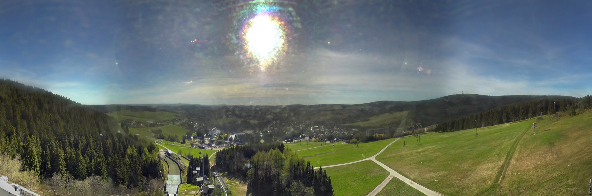 Archiv Foto Webcam Oberwiesenthal - Ausblick vom Fichtelberg