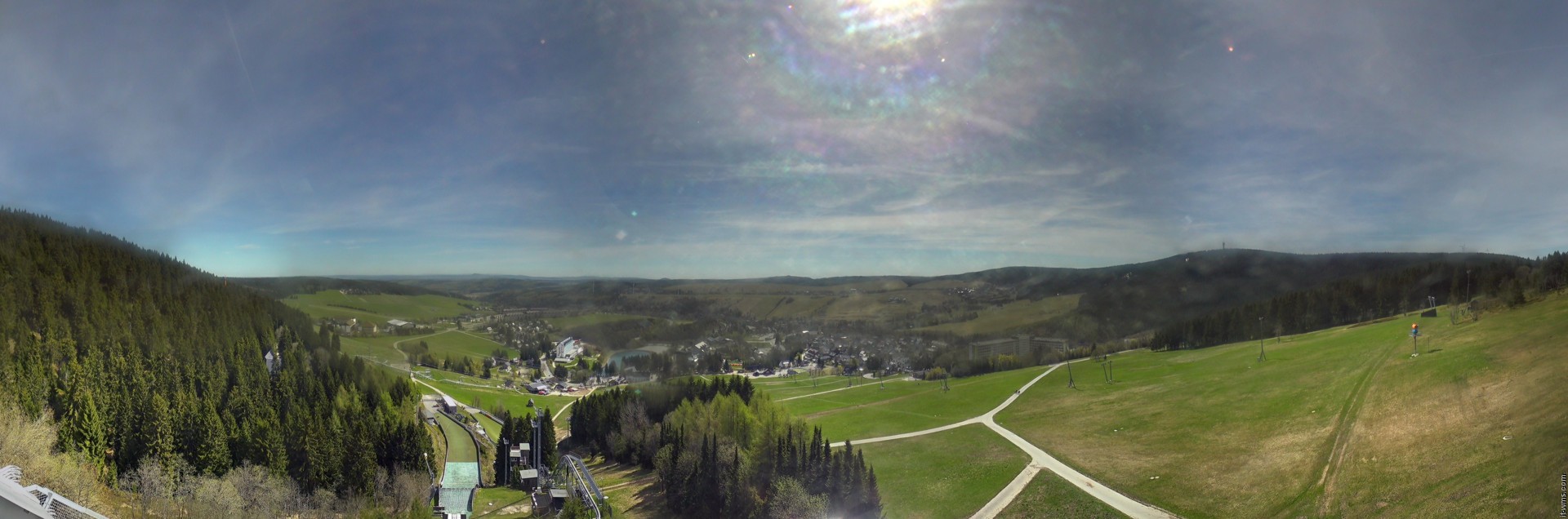 Archiv Foto Webcam Oberwiesenthal - Ausblick vom Fichtelberg