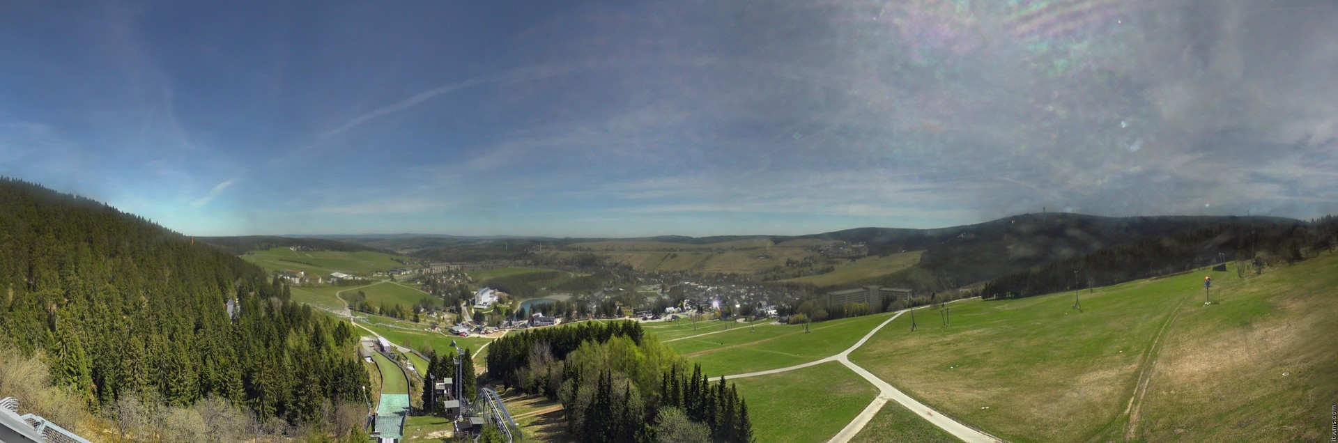 Archiv Foto Webcam Oberwiesenthal - Ausblick vom Fichtelberg