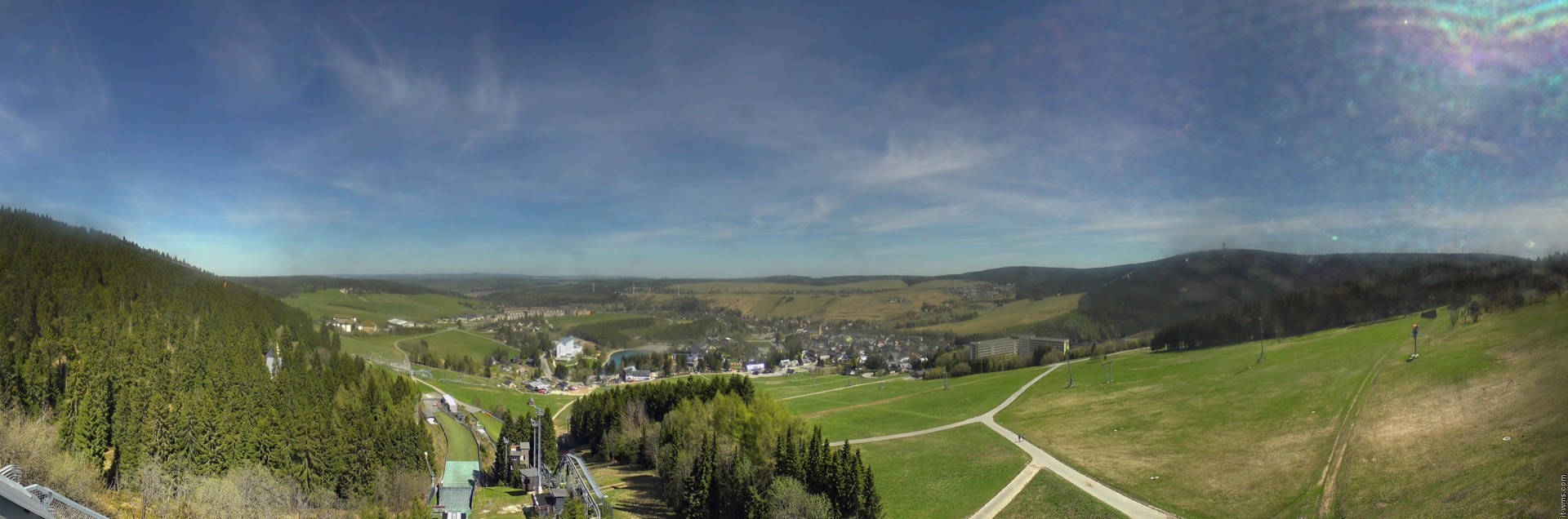 Archiv Foto Webcam Oberwiesenthal - Ausblick vom Fichtelberg