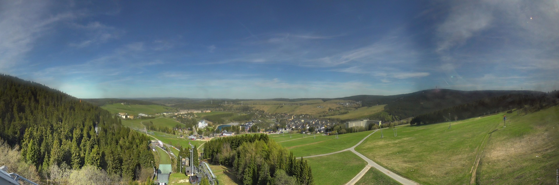 Archiv Foto Webcam Oberwiesenthal - Ausblick vom Fichtelberg