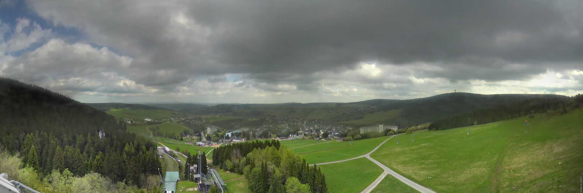 Archived image Webcam Fichtelberg mountain