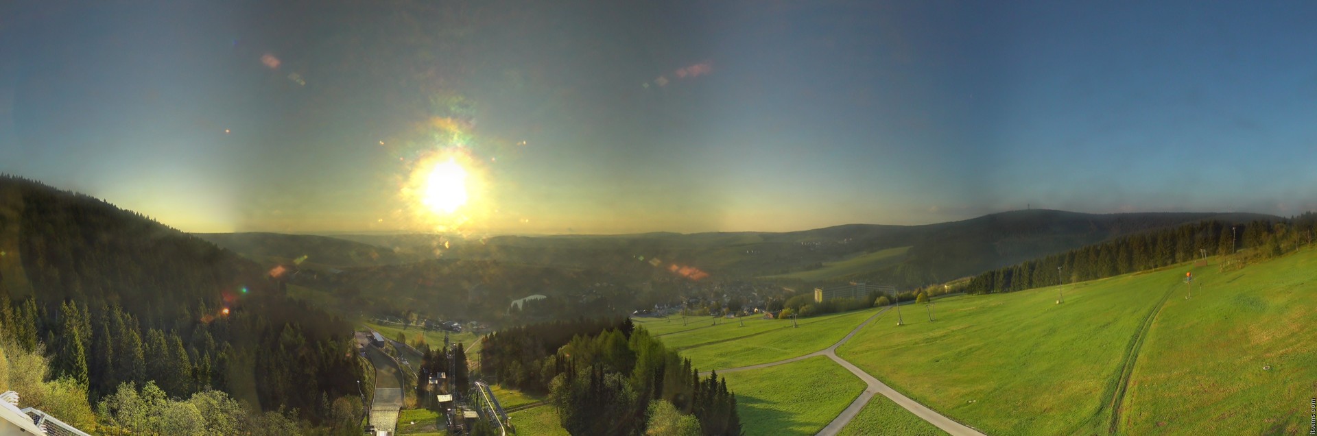 Archiv Foto Webcam Oberwiesenthal - Ausblick vom Fichtelberg