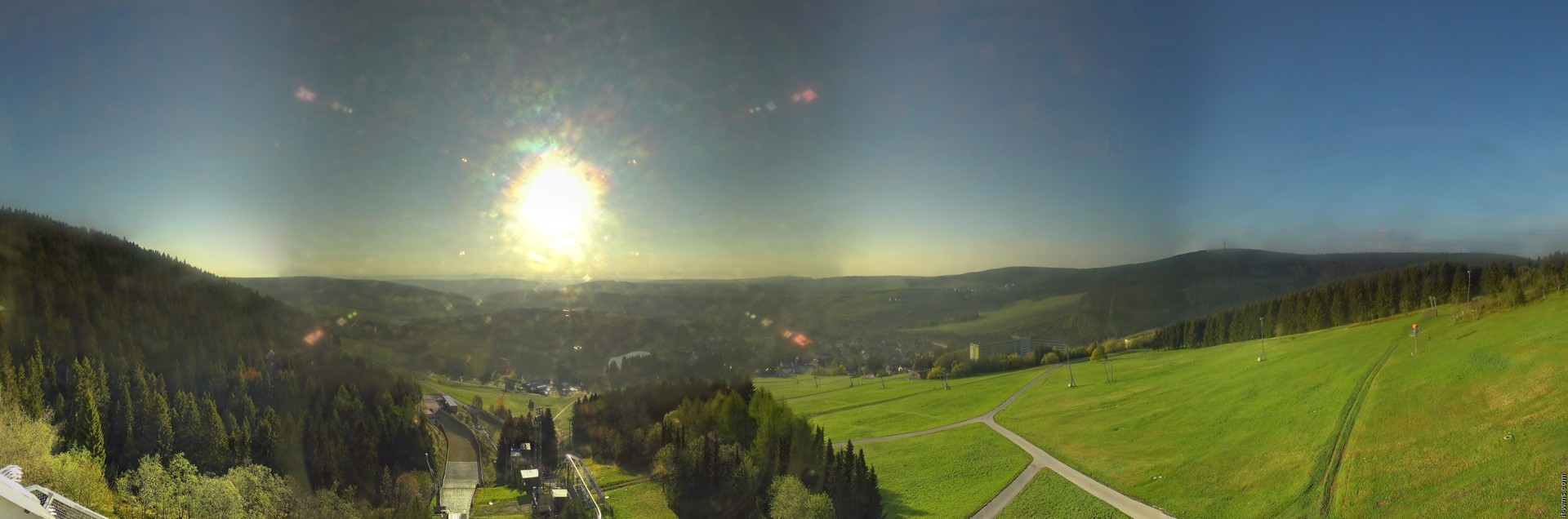Archiv Foto Webcam Oberwiesenthal - Ausblick vom Fichtelberg