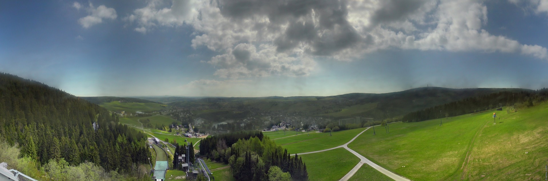 Archiv Foto Webcam Oberwiesenthal - Ausblick vom Fichtelberg