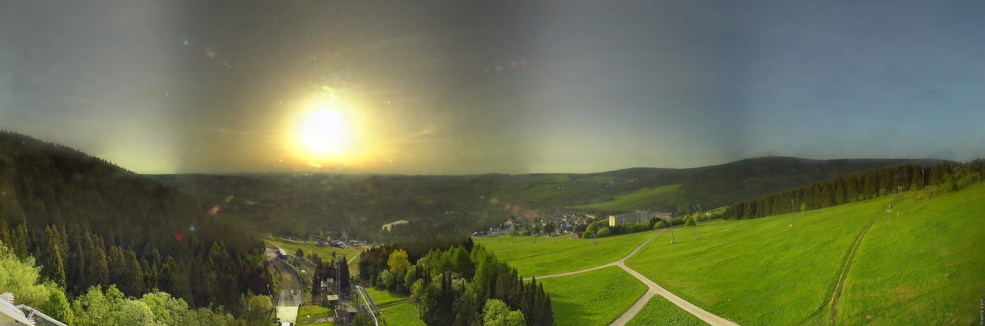 Archiv Foto Webcam Oberwiesenthal - Ausblick vom Fichtelberg