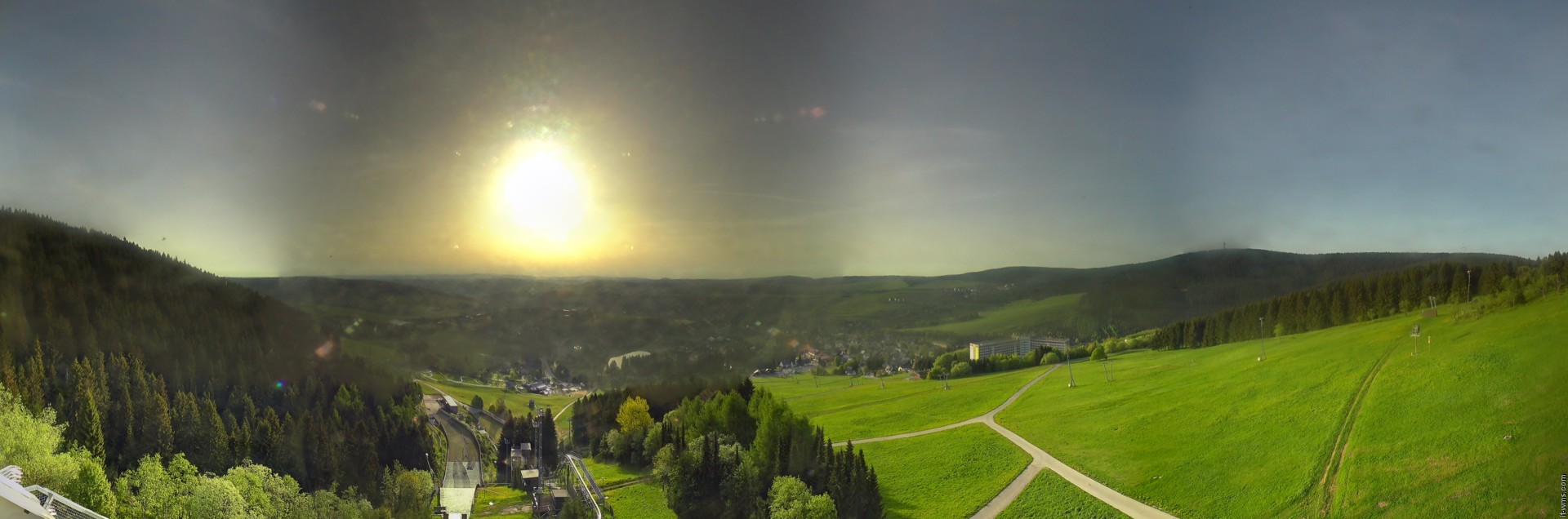 Archiv Foto Webcam Oberwiesenthal - Ausblick vom Fichtelberg