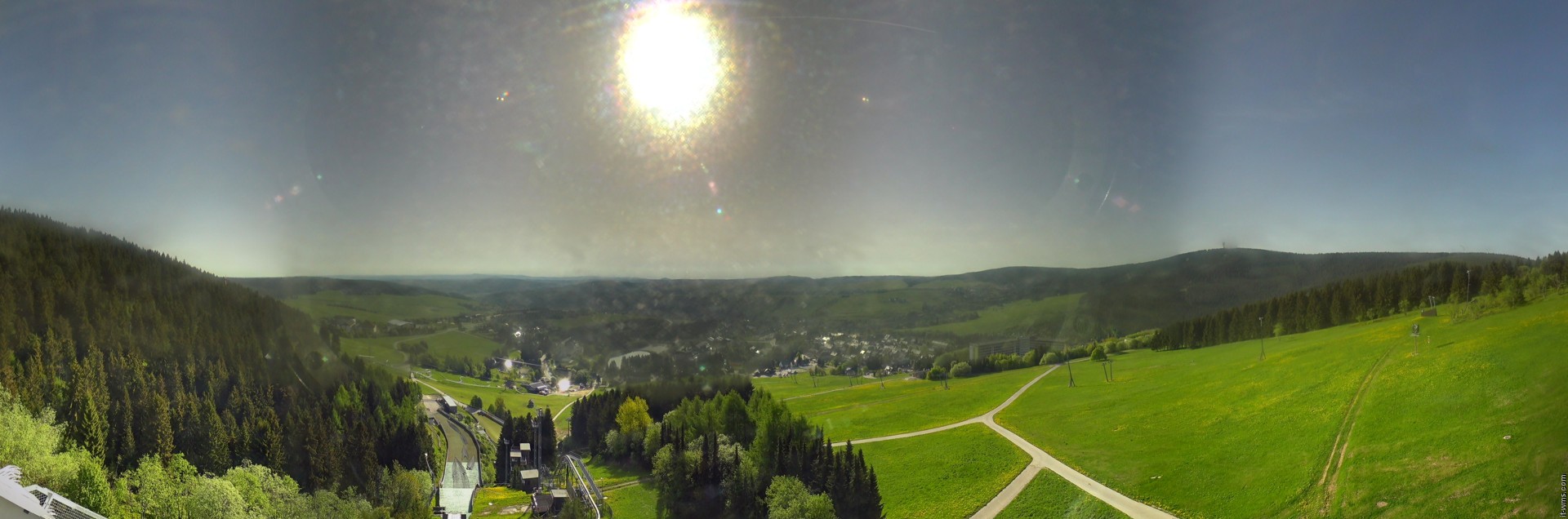 Archiv Foto Webcam Oberwiesenthal - Ausblick vom Fichtelberg