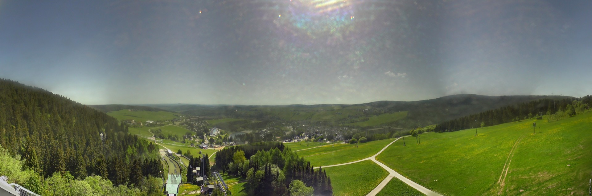 Archiv Foto Webcam Oberwiesenthal - Ausblick vom Fichtelberg
