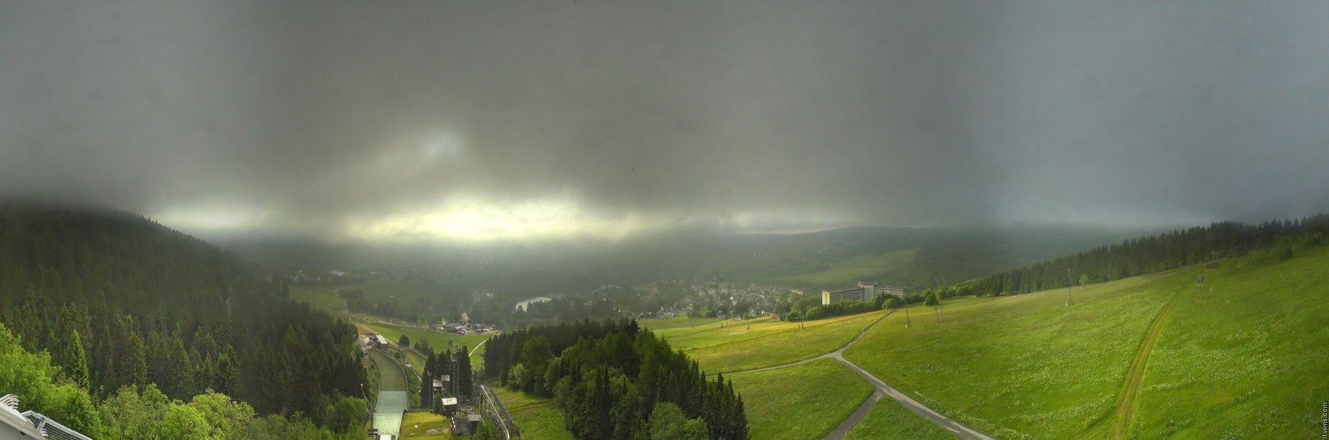 Archived image Webcam Fichtelberg mountain