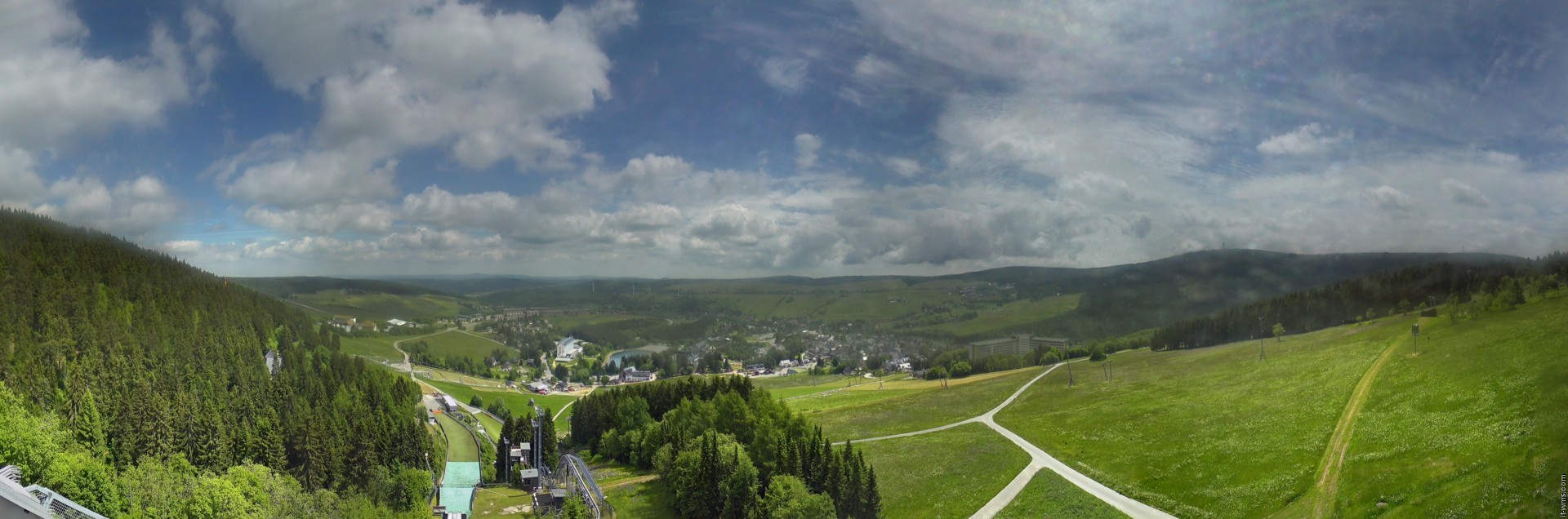 Archived image Webcam Fichtelberg mountain