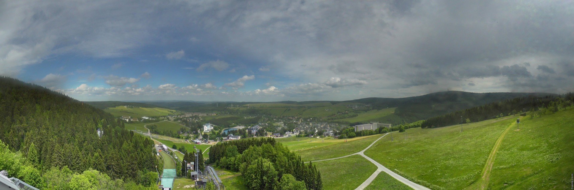 Archived image Webcam Fichtelberg mountain