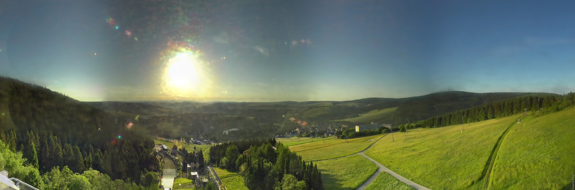 Archiv Foto Webcam Oberwiesenthal - Ausblick vom Fichtelberg