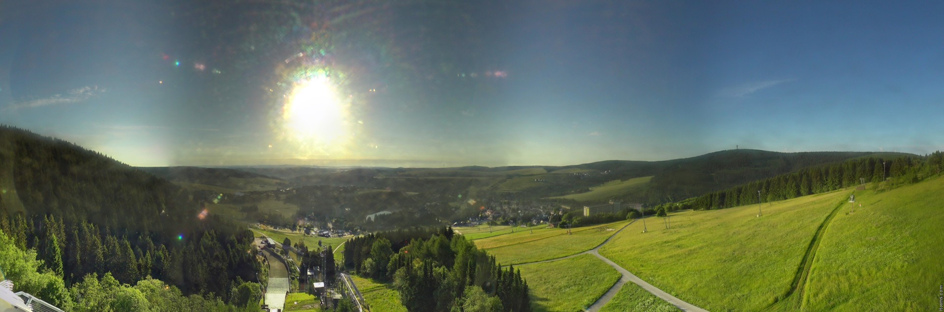 Archiv Foto Webcam Oberwiesenthal - Ausblick vom Fichtelberg