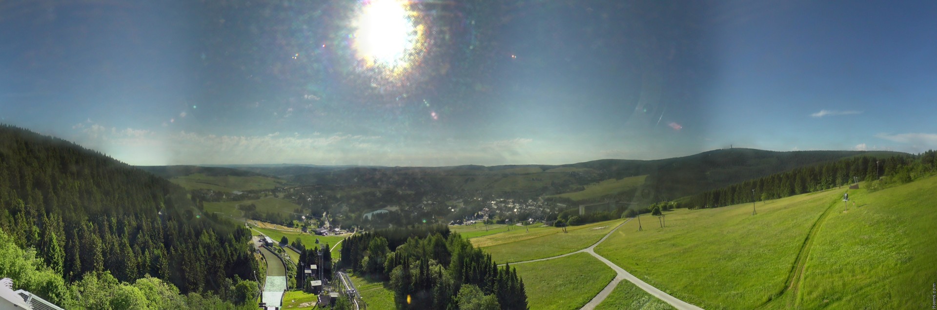Archiv Foto Webcam Oberwiesenthal - Ausblick vom Fichtelberg