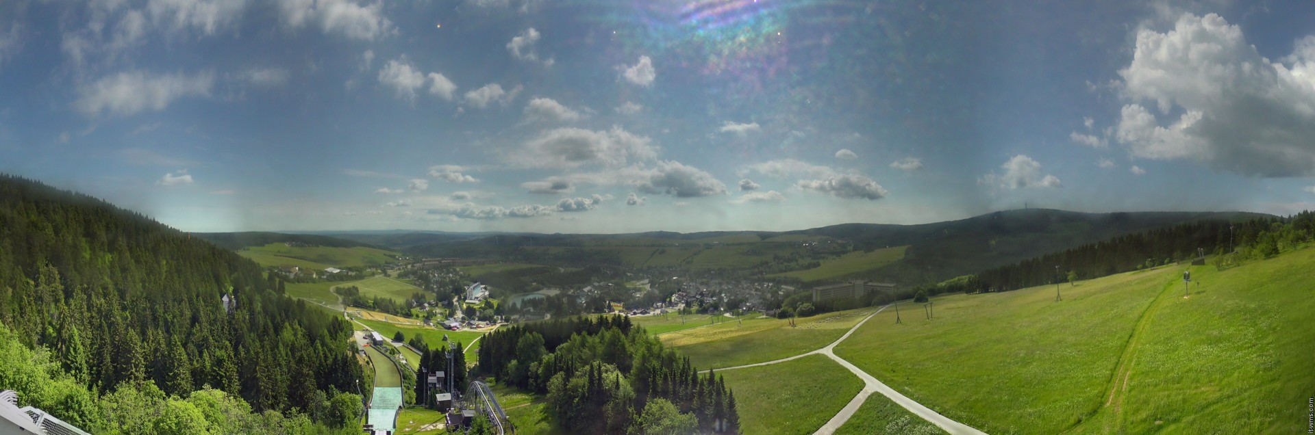 Archiv Foto Webcam Oberwiesenthal - Ausblick vom Fichtelberg