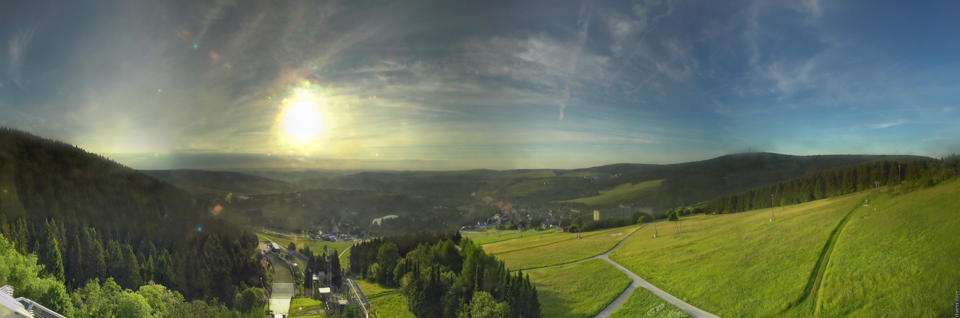 Archiv Foto Webcam Oberwiesenthal - Ausblick vom Fichtelberg