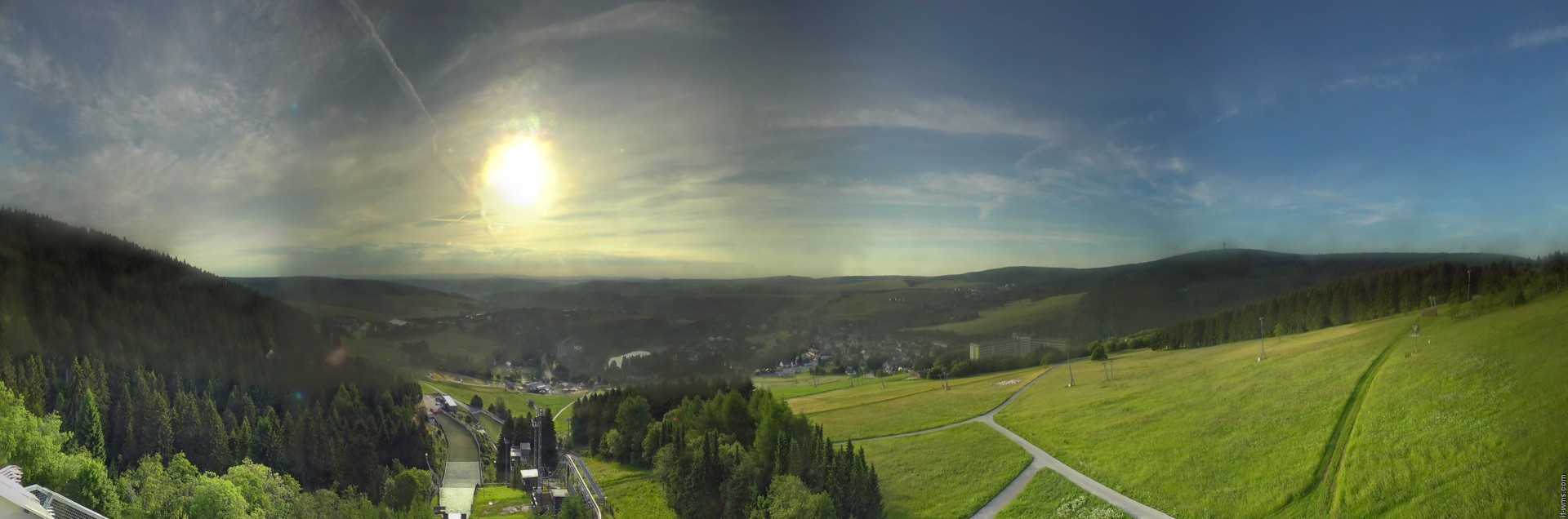 Archiv Foto Webcam Oberwiesenthal - Ausblick vom Fichtelberg