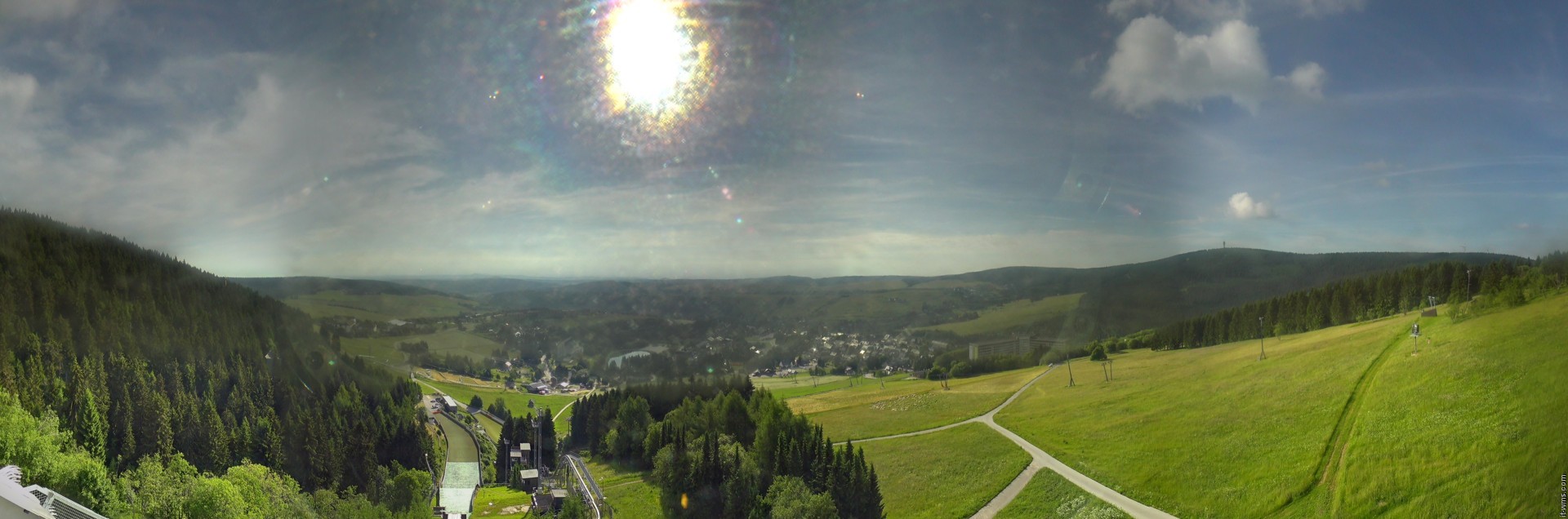 Archiv Foto Webcam Oberwiesenthal - Ausblick vom Fichtelberg