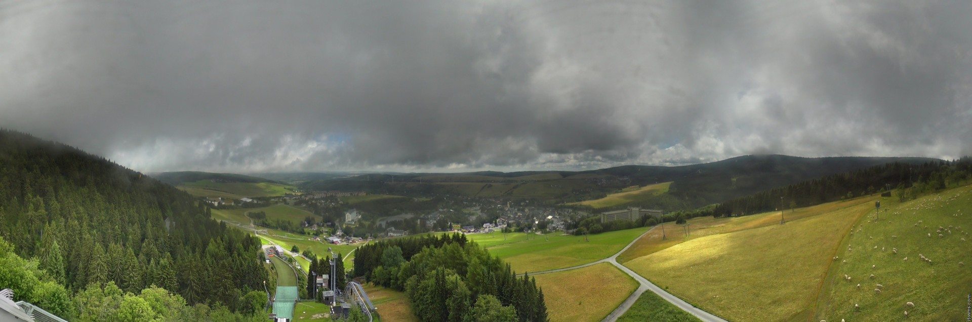 Archived image Webcam Fichtelberg mountain