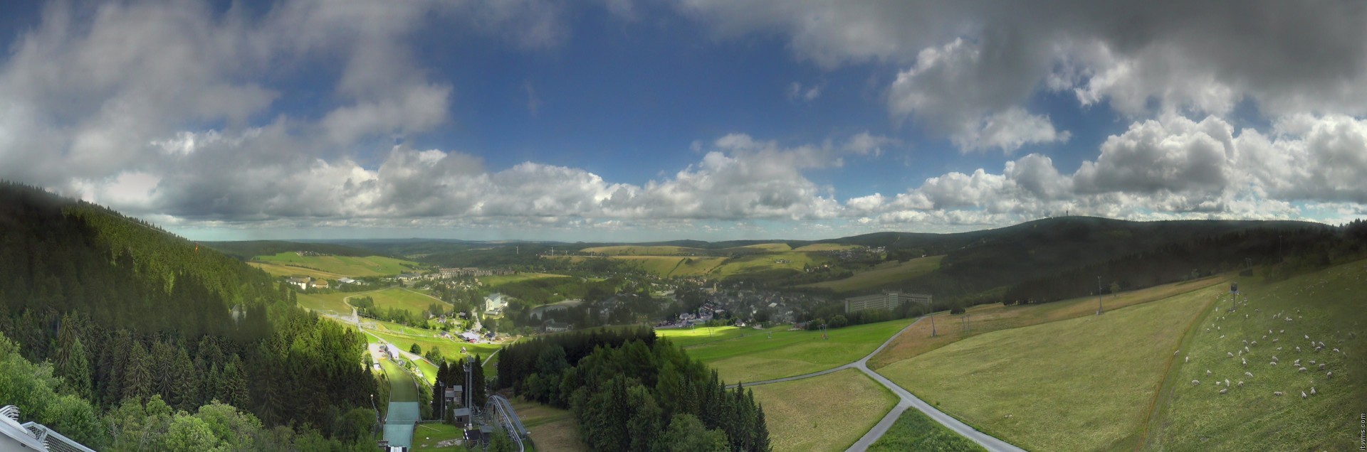 Archived image Webcam Fichtelberg mountain