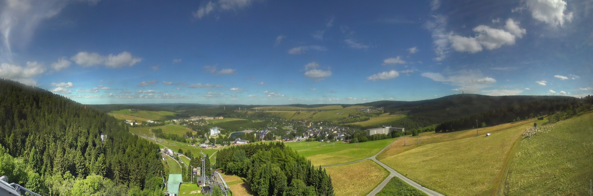 Archived image Webcam Fichtelberg mountain