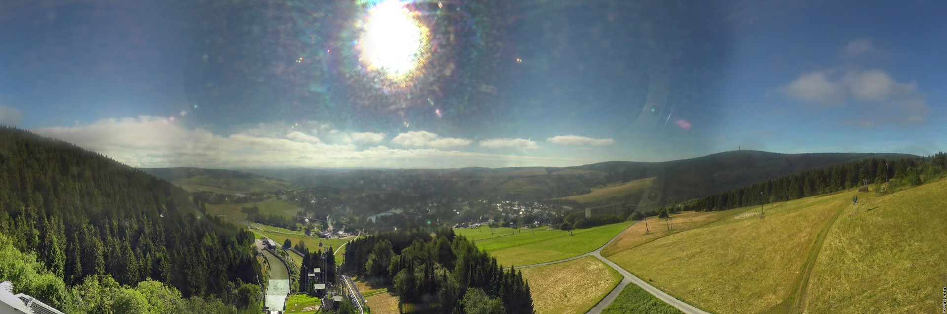 Archiv Foto Webcam Oberwiesenthal - Ausblick vom Fichtelberg