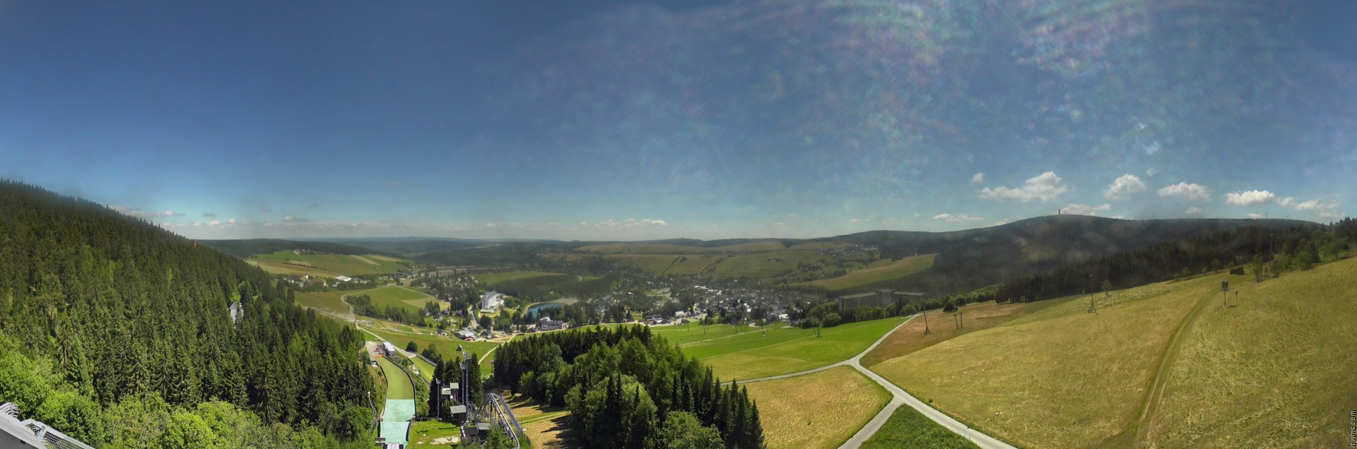Archiv Foto Webcam Oberwiesenthal - Ausblick vom Fichtelberg