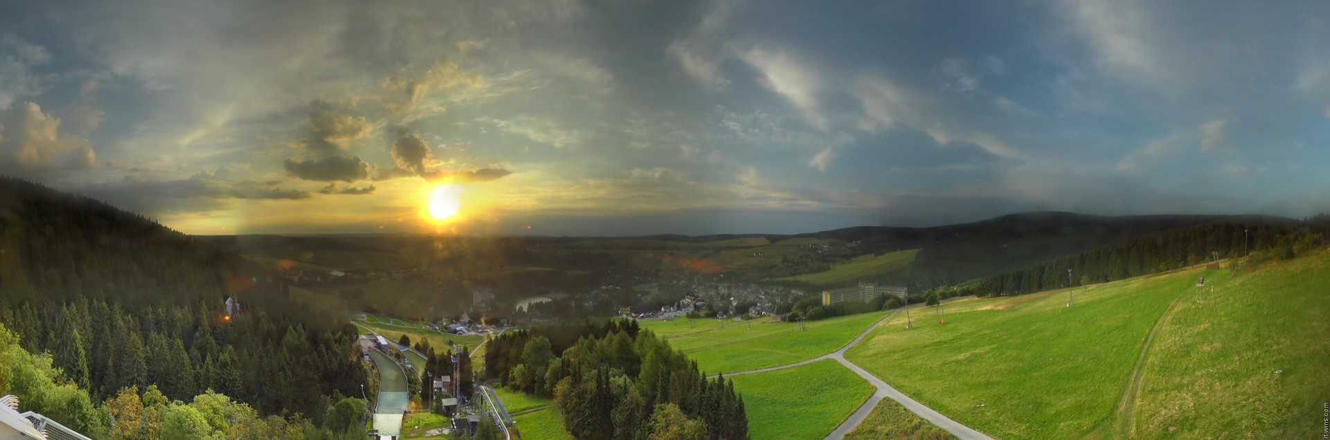 Archiv Foto Webcam Oberwiesenthal - Ausblick vom Fichtelberg