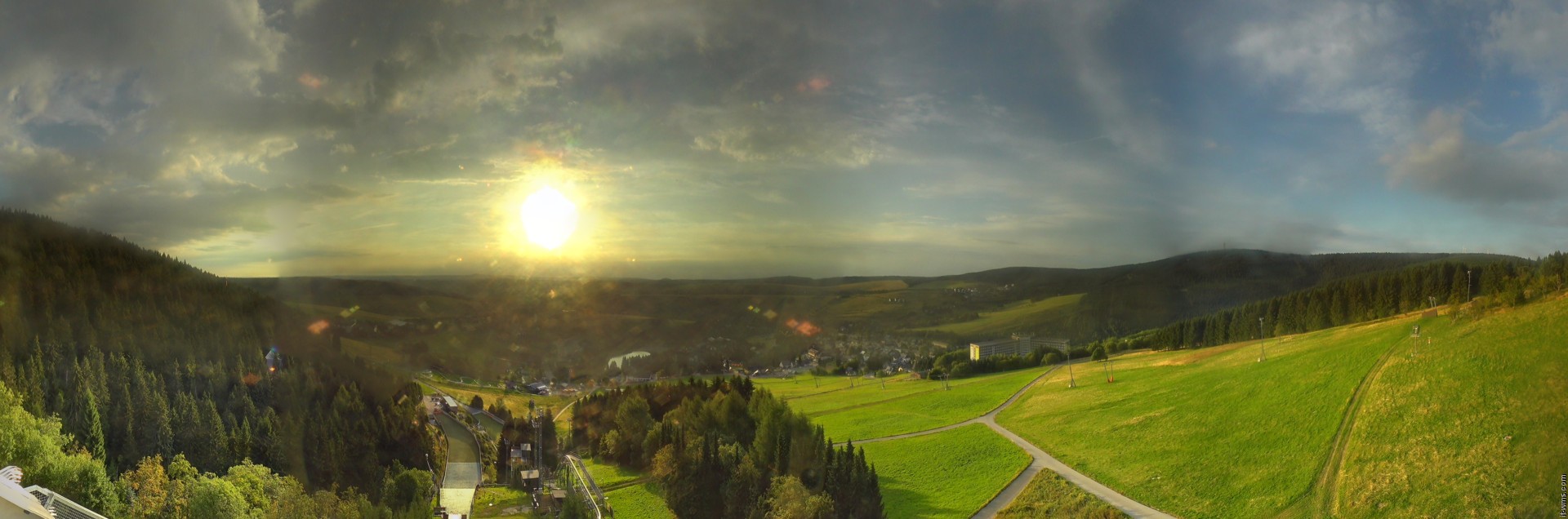Archiv Foto Webcam Oberwiesenthal - Ausblick vom Fichtelberg