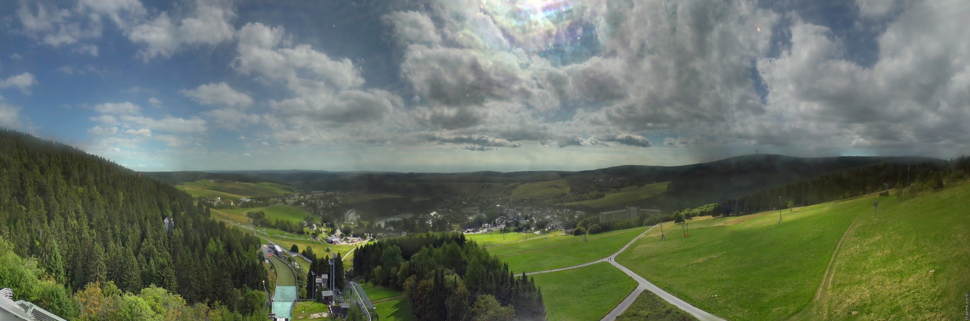 Archiv Foto Webcam Oberwiesenthal - Ausblick vom Fichtelberg