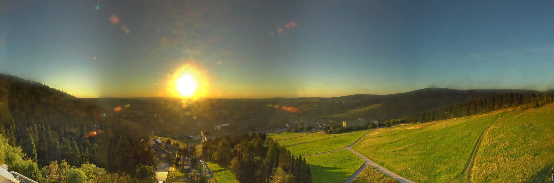 Archiv Foto Webcam Oberwiesenthal - Ausblick vom Fichtelberg