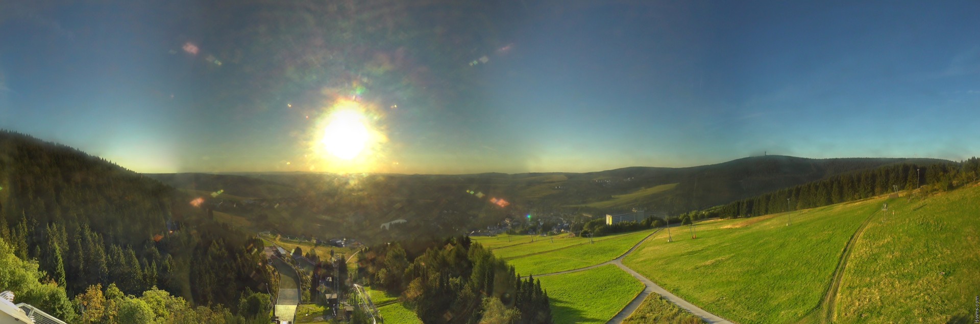 Archiv Foto Webcam Oberwiesenthal - Ausblick vom Fichtelberg