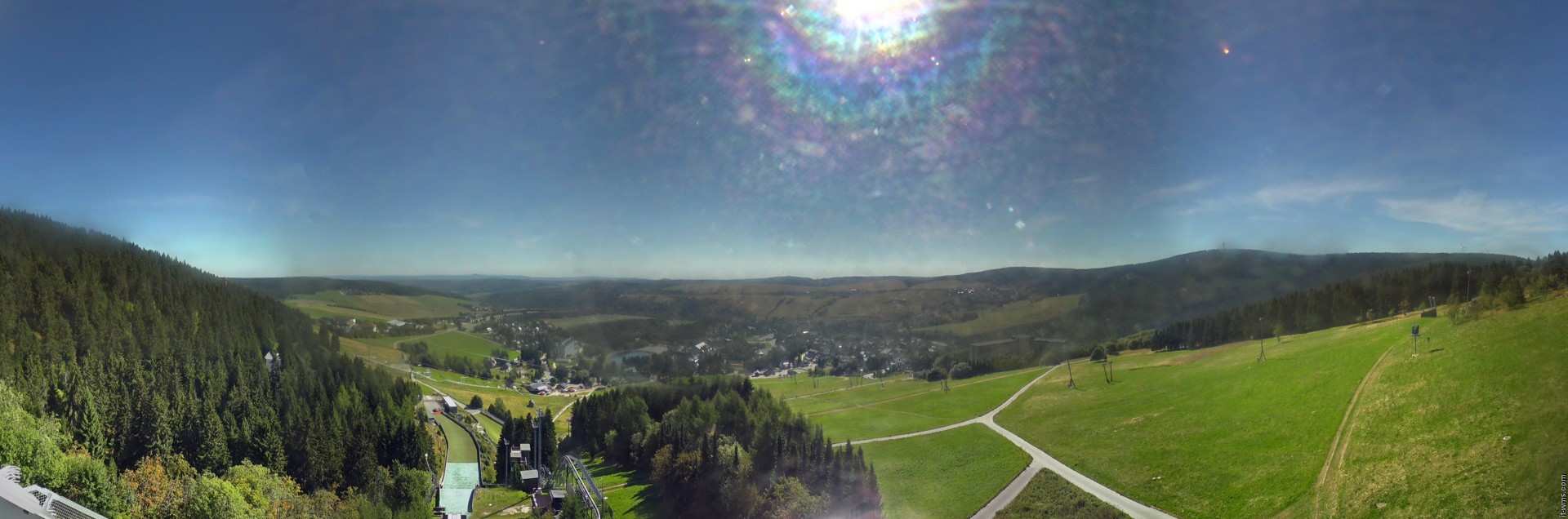 Archiv Foto Webcam Oberwiesenthal - Ausblick vom Fichtelberg