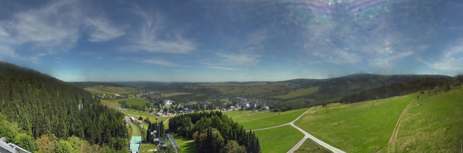 Archiv Foto Webcam Oberwiesenthal - Ausblick vom Fichtelberg