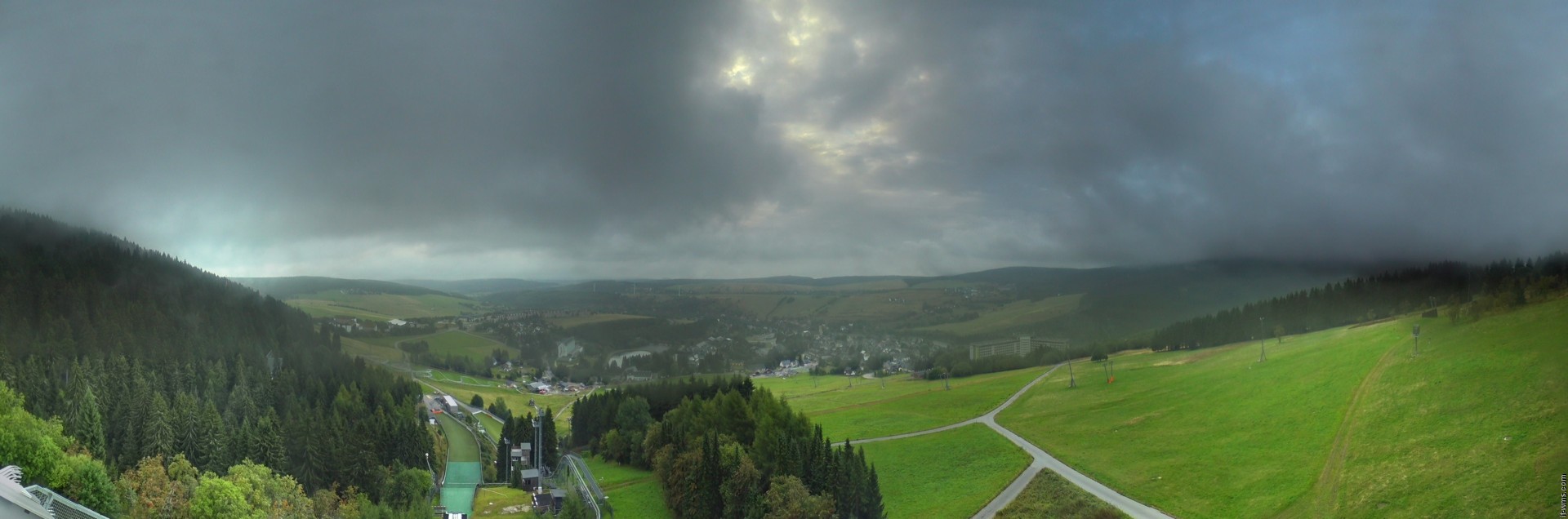 Archiv Foto Webcam Oberwiesenthal - Ausblick vom Fichtelberg