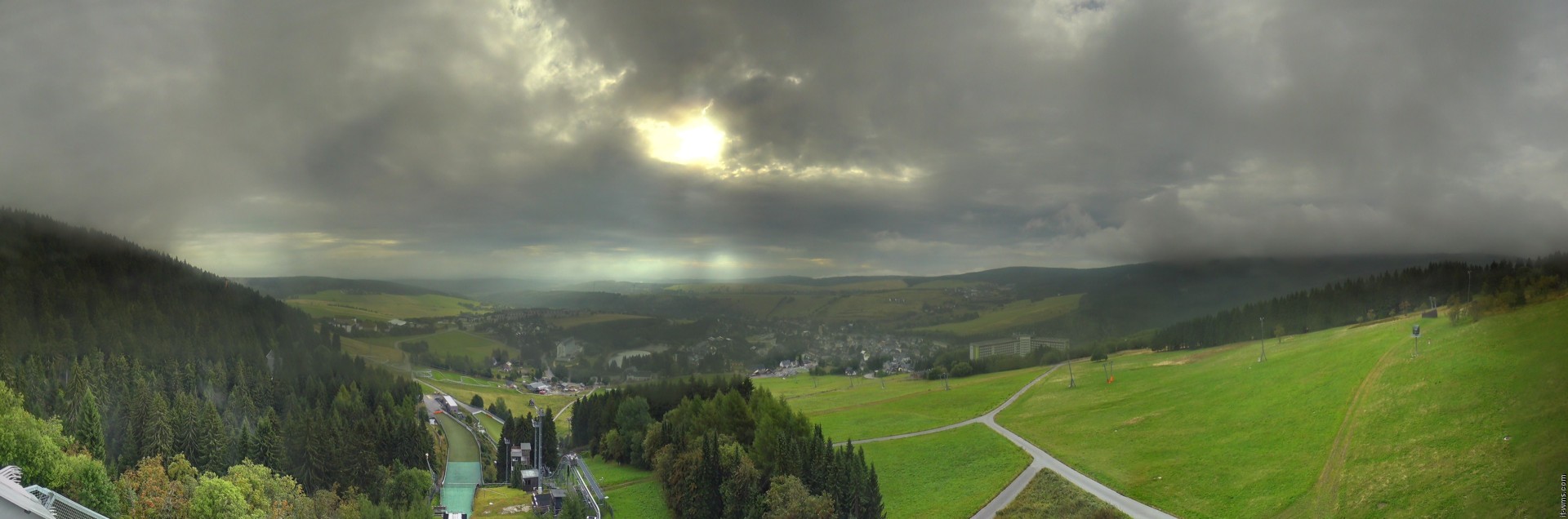 Archiv Foto Webcam Oberwiesenthal - Ausblick vom Fichtelberg