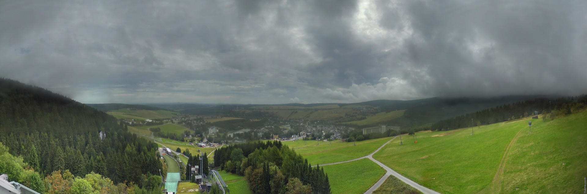 Archiv Foto Webcam Oberwiesenthal - Ausblick vom Fichtelberg