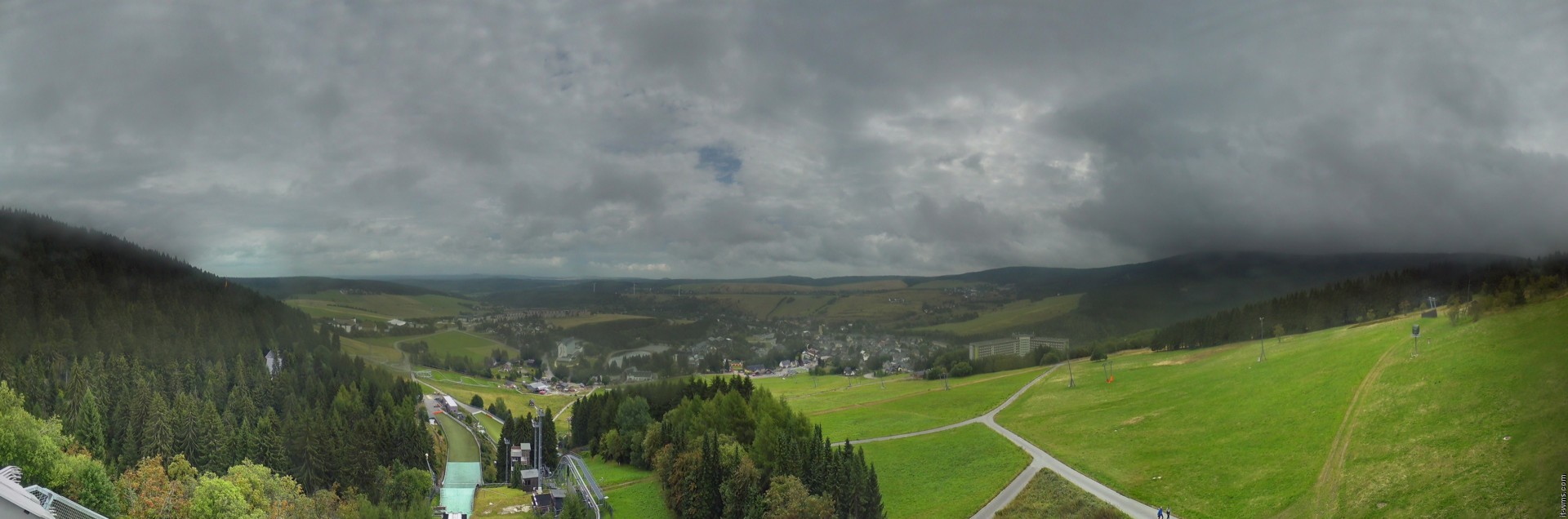 Archiv Foto Webcam Oberwiesenthal - Ausblick vom Fichtelberg