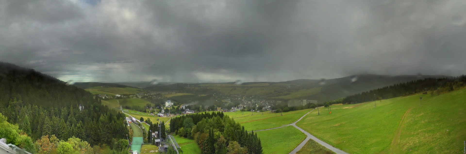 Archiv Foto Webcam Oberwiesenthal - Ausblick vom Fichtelberg