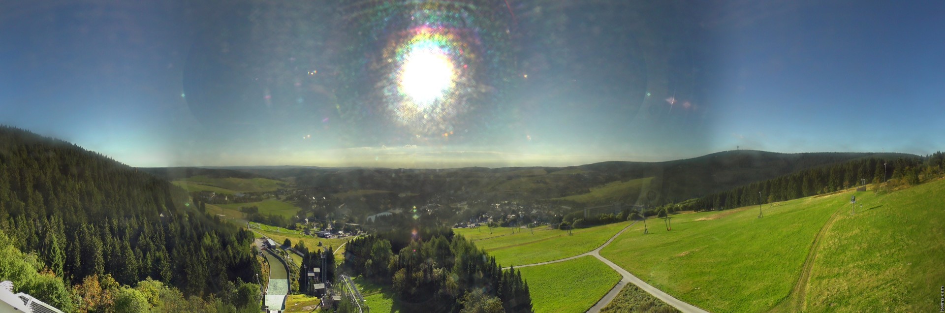 Archiv Foto Webcam Oberwiesenthal - Ausblick vom Fichtelberg