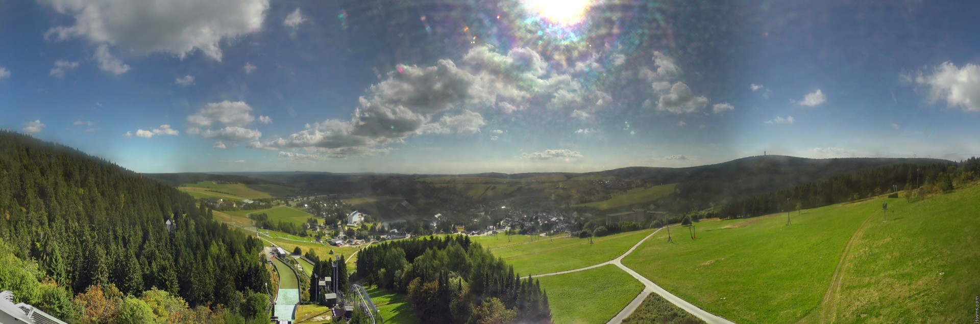 Archiv Foto Webcam Oberwiesenthal - Ausblick vom Fichtelberg
