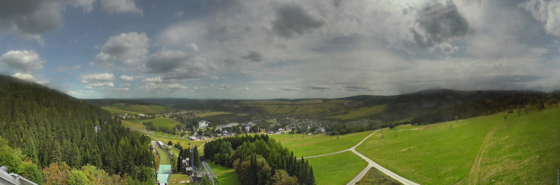 Archiv Foto Webcam Oberwiesenthal - Ausblick vom Fichtelberg