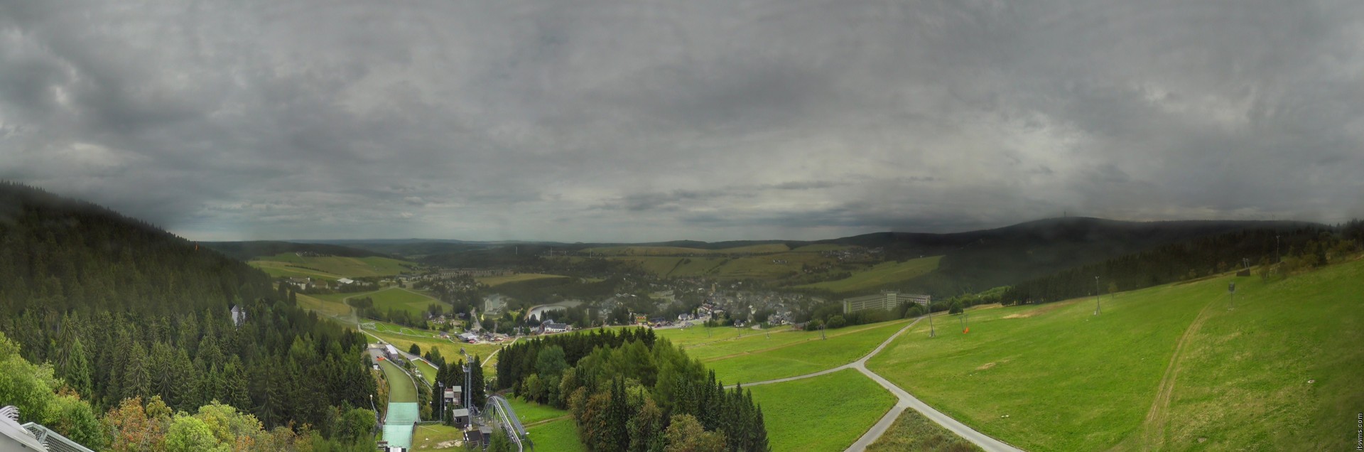 Archiv Foto Webcam Oberwiesenthal - Ausblick vom Fichtelberg