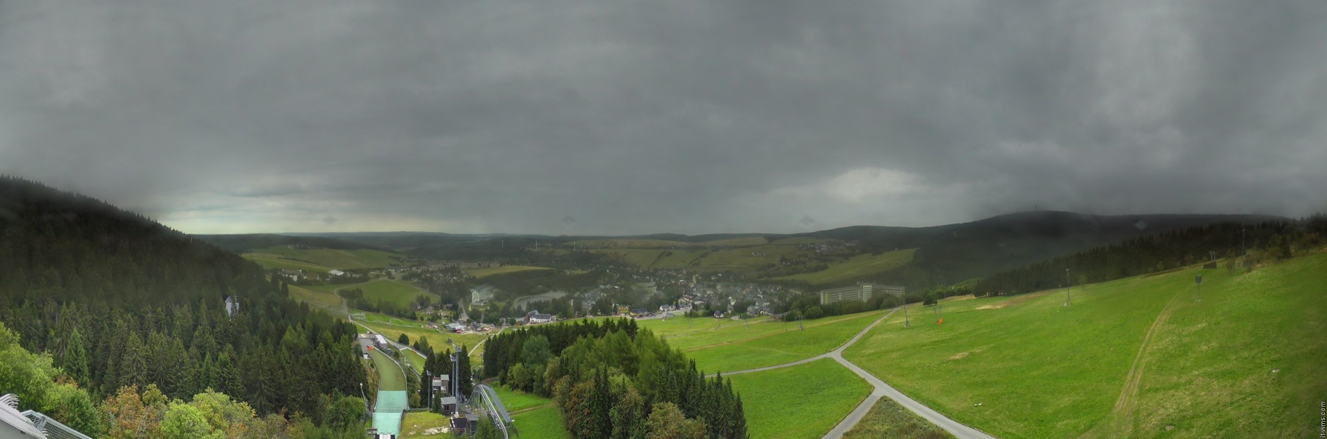 Archiv Foto Webcam Oberwiesenthal - Ausblick vom Fichtelberg