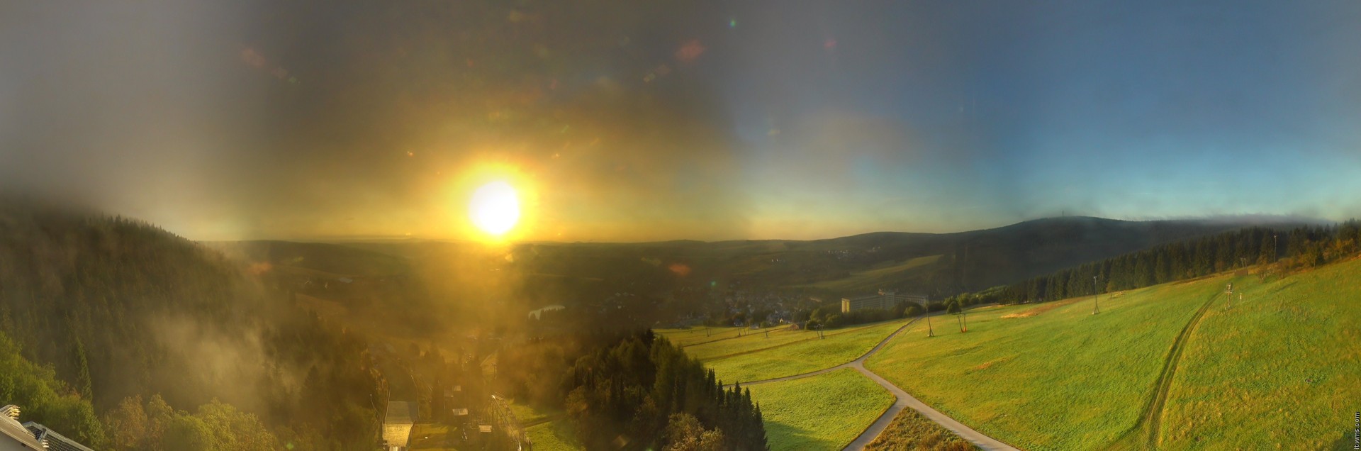 Archived image Webcam Fichtelberg mountain
