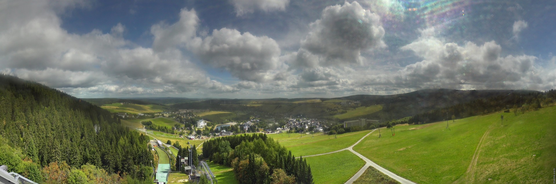 Archiv Foto Webcam Oberwiesenthal - Ausblick vom Fichtelberg