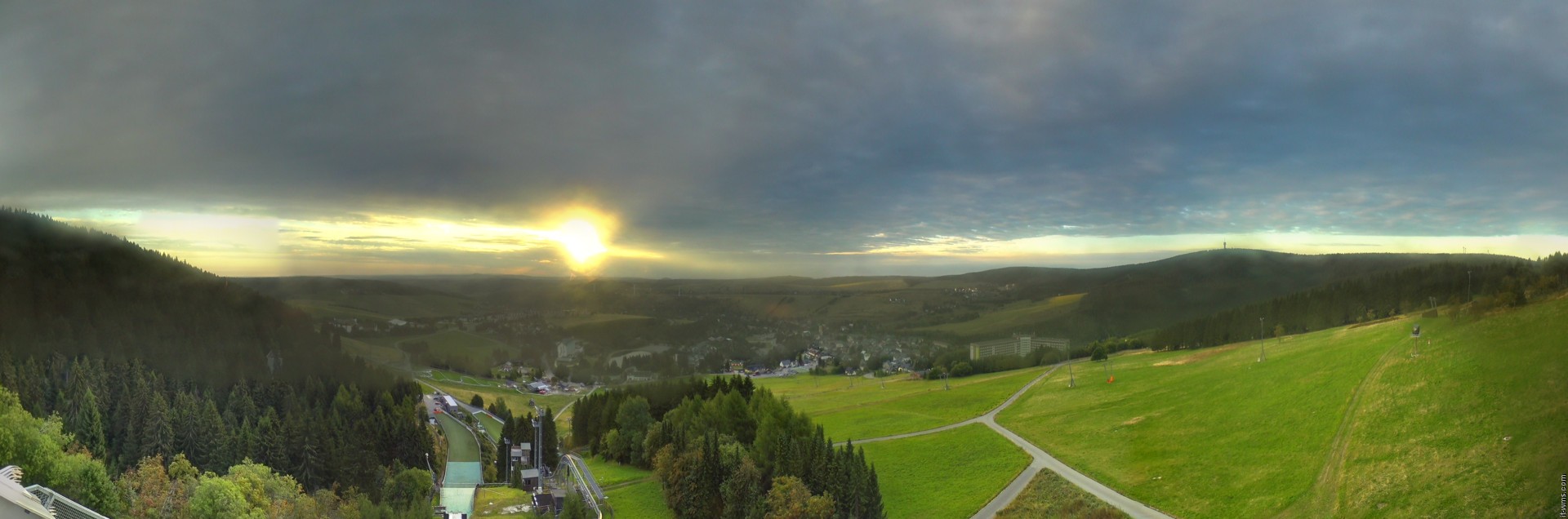 Archiv Foto Webcam Oberwiesenthal - Ausblick vom Fichtelberg